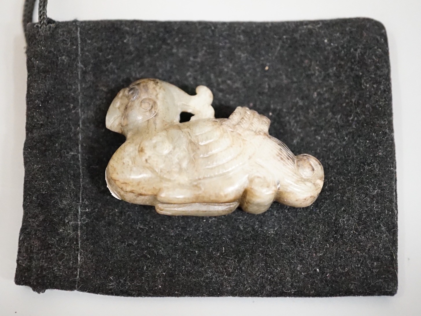 A Chinese Song style jade of a Beijing duck